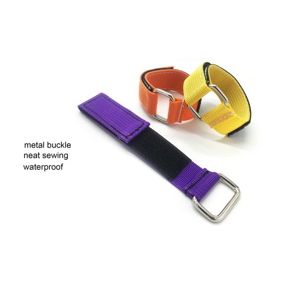 DANSKY Custom Adhesive Strip Tape Reusable Adjustable Webbing Strap With Buckle Nylon Hook and Loop Strap Cable Ties Fastener