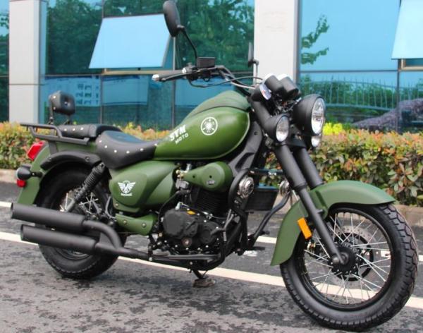 GR250-QF Dirt Bike Road Bike Green Color Chain Transmission Disc Brakes
