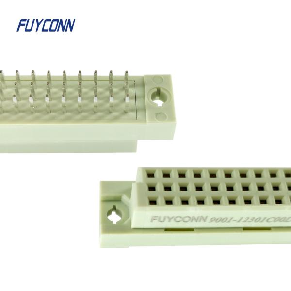 Do pino vertical do Pin 30 do pino 20 do conector 10 do Euro do PWB conector fêmea do ruído 41612