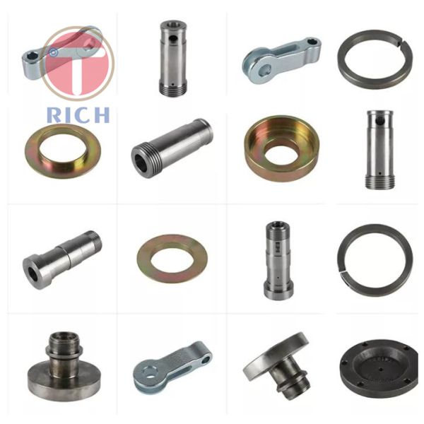 Piezas sólidas de aluminio de la carretilla elevadora del equipo de manipulación de materiales de la precisión del tubo del CNC que trabajan a máquina