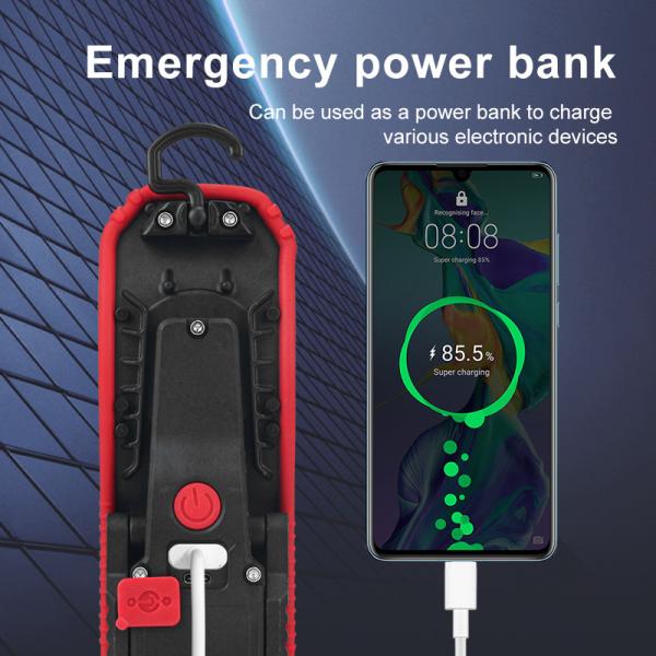 Portable 5W COB Rotation Working Lamp 600lm With Magnetic For Car Paint Inspection