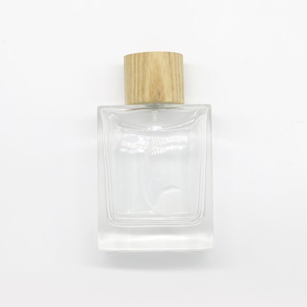 1 pulgada tapa de madera natural perfume tapa de madera tamaño personalizado tapa de madera natural