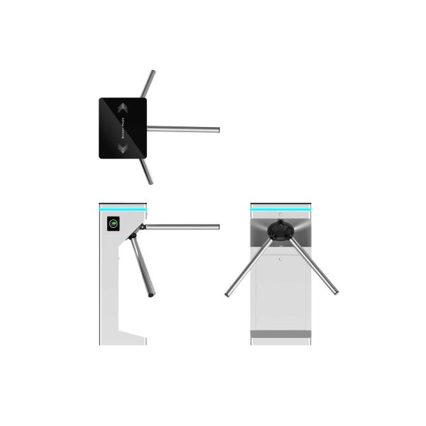 Hot Sale Transit Entrance Exit Speed Swing Turnstiles Gate Rfid Card Access Control One Side Locked Gym Tripod Turnstiles