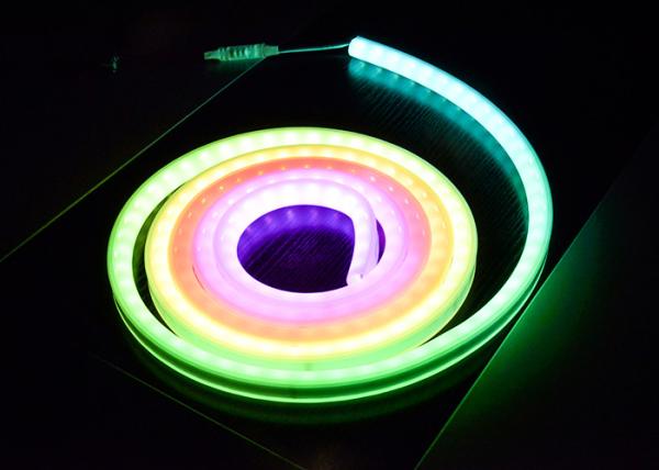 RGB Led Rope Light Neon Tube RGB Flexible LED Strip Lights 5050RGB with IC embedded IP67 for outdoor
