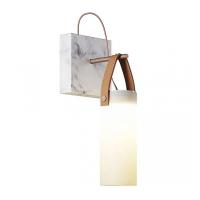 Lumière murale LED créative pour le couloir du salon simple lampe murale moderne de marbre