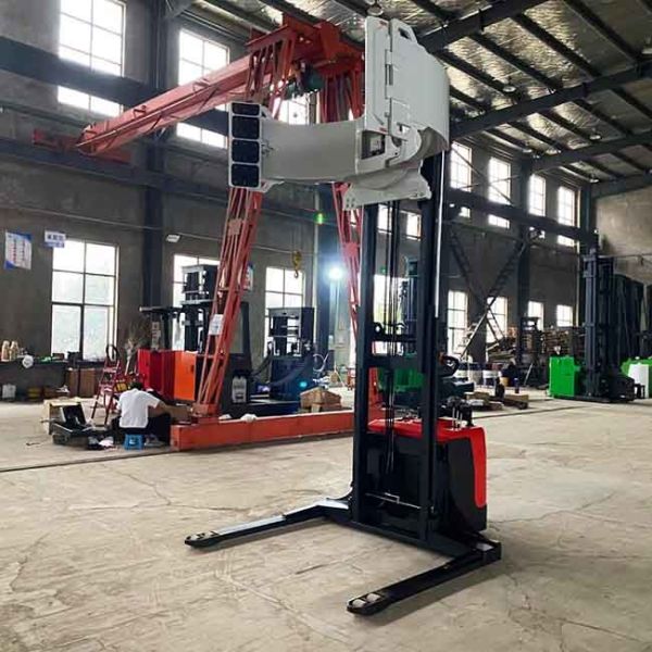 1.6m Mast Walkie Straddle Stacker 1T-1.5T Walk Behind Pallet Stacker