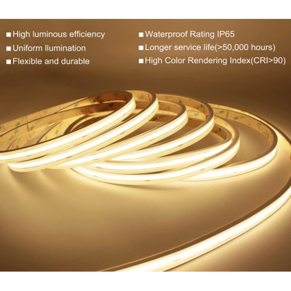 Dotless Flexible COB LED Strip