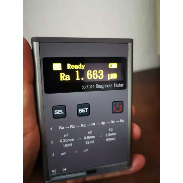 7 parameters High Precision Handheld OLED display Surface Roughness Tester