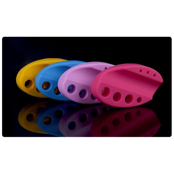 Red Silicone Ink Cup Holder Tattoo Accessories For Permanent Makeup