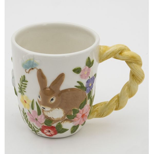 Кофейные кружки для садоводов Вода Кафе Чашки Ручные отпечатки Птиц 12 унций Большая Порцелановая кружка Керамика