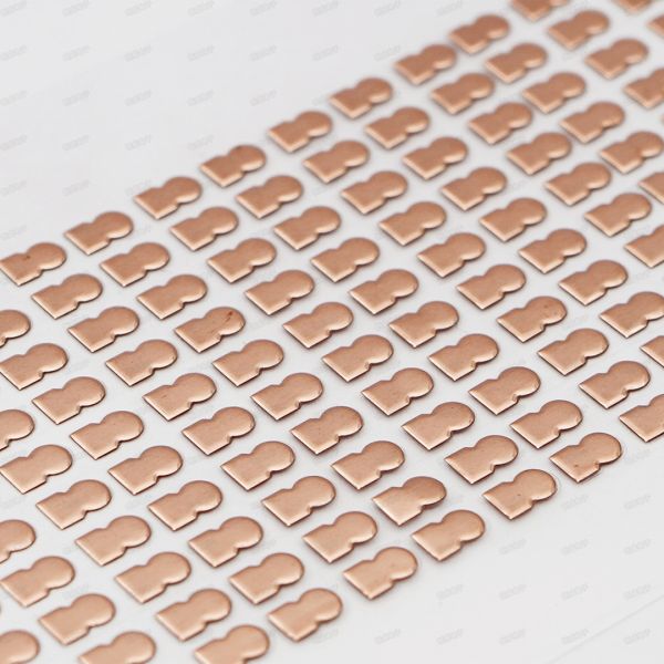 Custom Conductive Copper Foil Stickers Acrylic Hot Melt Activated Adhesive Tape