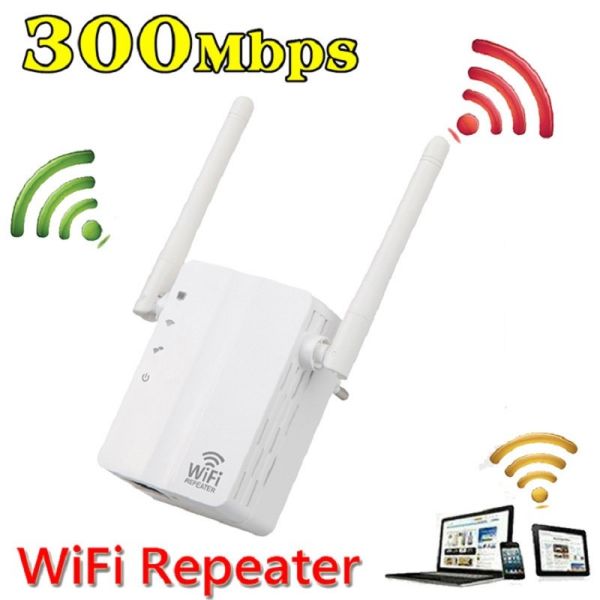 10 / 100M Interface 2.4G 300Mbps Wifi Router Repeater
