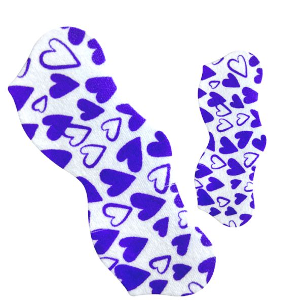 Customized Blue Heart Design Nose Charcoal Mask Strips For Skin Cleanliness