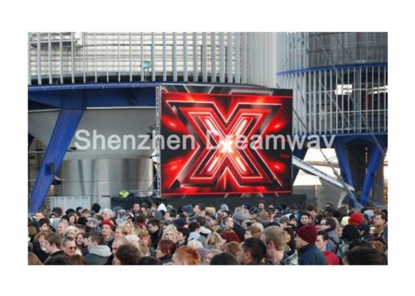 Full Color 1R1G1B P10 Outdoor LED Screen Rental with OPTO / SILAN MBI5024