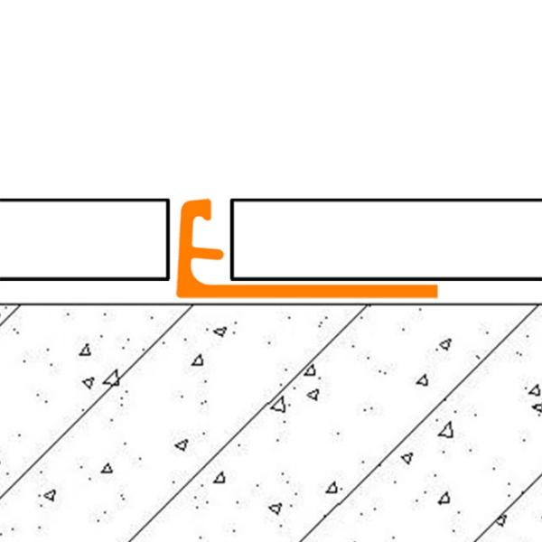 8mm L Angle Aluminum Corner Trim For Tile Brush Matt Titanium Finish