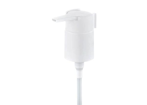 PP Plastic Cosmetic Treatment Pumps With Plastic Clip Lock 0.4-0.45cc Time