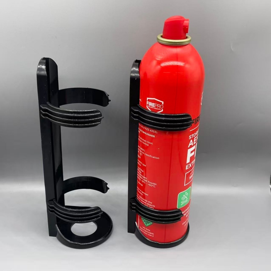 Handheld Fire Extinguisher Holder For Vehicles, Plastic Support Structure Workshops And Equipment Cabinets