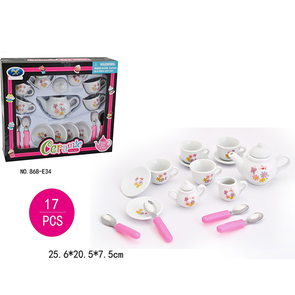 DIY Tea Set Ceramic Painting Kit Children's Play Toys / Educational Arts And Crafts