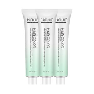 OEM/ODM Disponible - 100 ml de tintura para el cabello a base de hierbas de salón, baja en amoníaco, amigable para la piel y no irritante, 100% de ocultamiento gris, bloqueo de color duradero