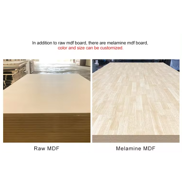Formaldehyde Emission Standards E1 White Laminated Melamine Faced Wood MDF Board