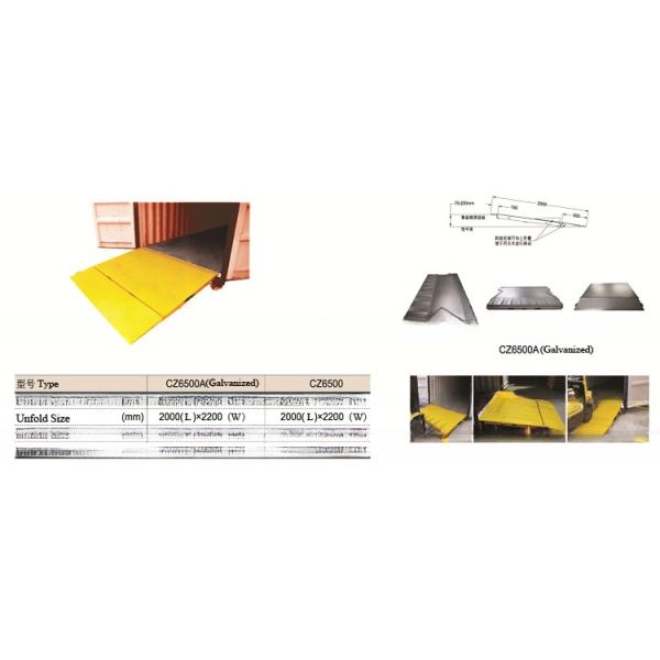 Dock Truck Warehouse Dock Mobile Forklift Container Loading Ramp 6 Ton 8 Ton and 12 Ton Onlinesupport Aftersales Service Provided