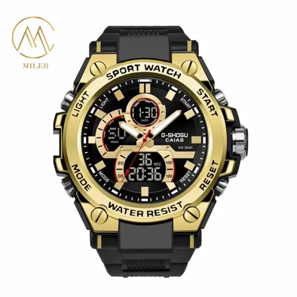 Modern Type Malaysia 30 Meters Water Resistance Leather Strap Quartz Wrist Watch