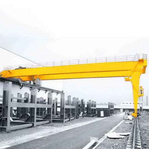High Rigidity Single Beam 5 Ton Gantry Crane Semi Goliath Crane 18~35m Span