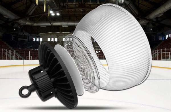 240w Led High Bay Gym Lighting With 90/100° REFLECTOR ETL DLC SAA
