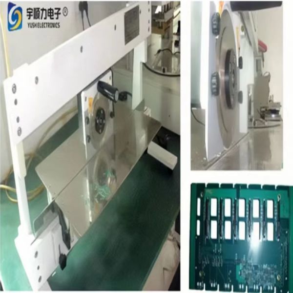 YSV-1A Manual V-Cut PCB Cutting Machine with Adjustable Speed and Stainless Steel Platform for Precision Depaneling