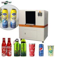 Máquina de impressão de latas Impressora UV de jato de tinta digital para garrafas com cores completas
