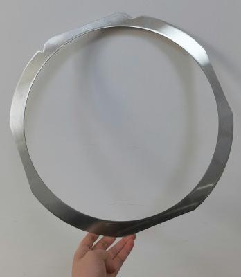 Polishing Glossy Wafer Metal Frame 0.6 - 1.2 Inch Dura420 Wafer Frame Ring