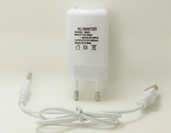 Compact Design USB Li Ion Battery Charger 4.2V With USB Cable 12 Months Warranty