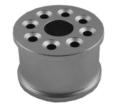 High Standard CNC Precision Turned Components Drilling Process Natural Color