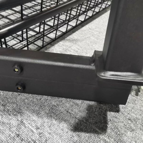 Black Steel Hitch Mount Spare Tire Carrier for Toyota Bike Carrier Modification