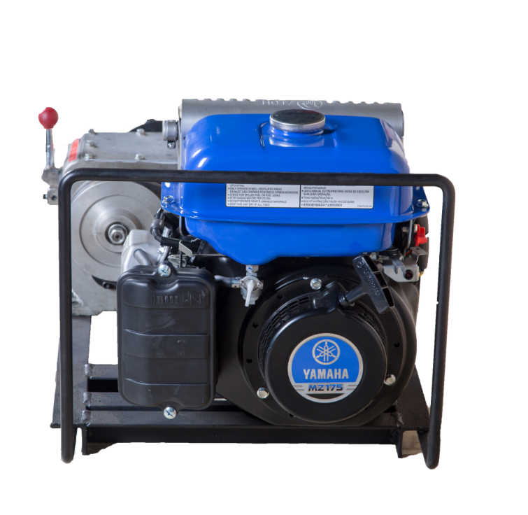 Yamaha Gasoline Engine Winch Hoist , 6 - 8KN 1 Ton Cable Winch