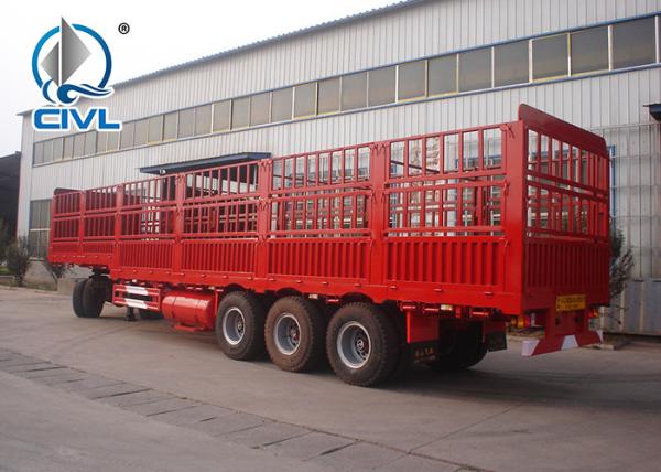 CIVL New 3 Axles High Column Frame Cargo  Semi Trailers For Poultry Transportation