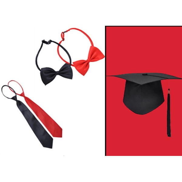 wholesale graduation gowns and mortar board black gowns from China clothing factory