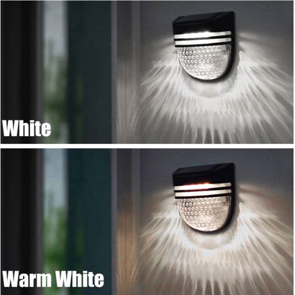 ABS Solar Fence Light within Customized Solar Deck Wall Light for Garden