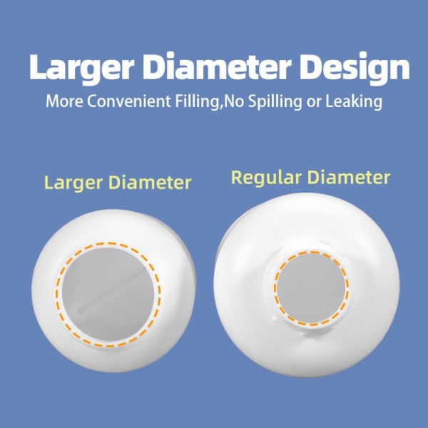 HDPE Wide Mouth Round Plastic Bottle 50ml-2L for Powder Granules Chemical Reagents and Organic Solvents Custom Logo
