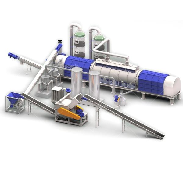 800-1500 kg/h Máquina de decoração de tintas UBC / Forno de remoção de tintas de latas de alumínio