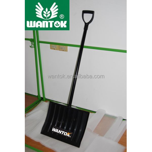 Sturdy PP Snow Shovel Steel Handle Tool for Fast and Easy Snow Removal