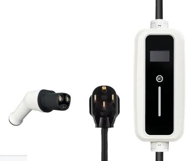 NACS Tesla Portable EV Charger 40A Mobile Electric Car Chargers With Nema 14-50 Plug