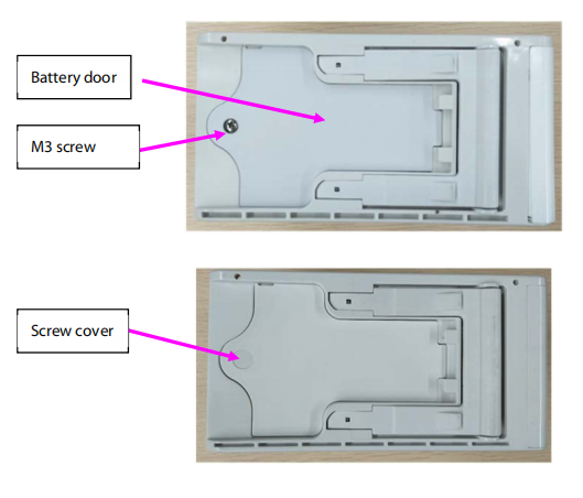 Mindray BeneVision N1 Patient Monitor Parts Rear Panel Assembly PN 115-050780-00 044-001000-01