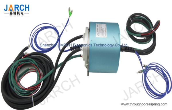 O eletro anel deslizante ótico de 2 canais/anel deslizante de gerencio de conector bonde, 24-2A circuita