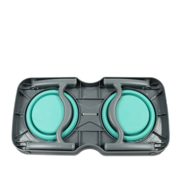 Elevated Personalised Double Dog Bowls Dish 4l 5l Cute Cat Feeding Bowls 428x220x38mm