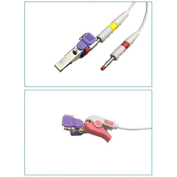 Universal Reusable Veterinary ECG/EKG Electrode Clip 3mm/4mm Sizes Compatible Essential Medical Consumable Animal ECG Monitoring