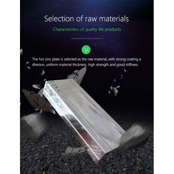 Contemporary Design Customized Shape U Shaped Light Steel Keel Modern