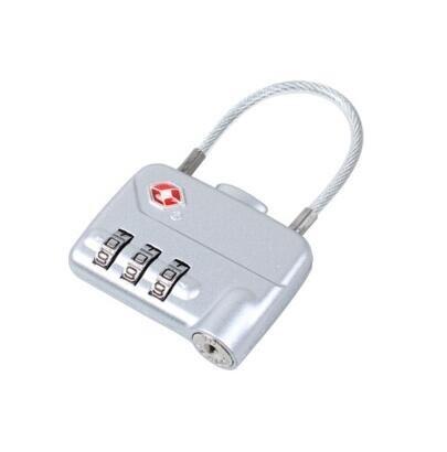 Cable zinc alloy TSA travel lock& Fashion Design pink Tsa Luggage Lock& 80g Tsa Bag Number Lock