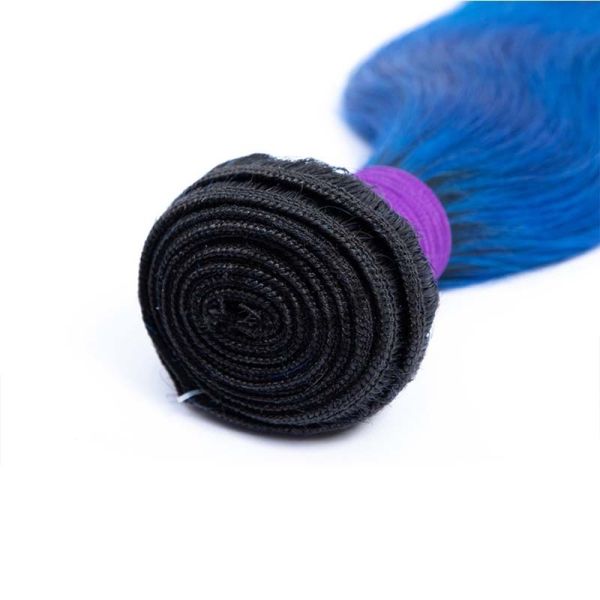 #T1B/Blue Body Wave Remy Human Hair Bundles Sew In Weave Bundles Brazilian Bundle Deals