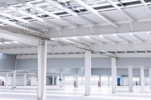 Industrial Prefab Light Steel Building Warehouse For Car Park / School / Hospital